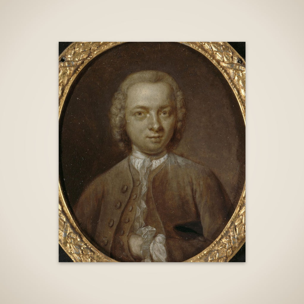 Portrait of Nicolaas Willem op den Hooff, Physician and Translator in Amsterdam unframed print