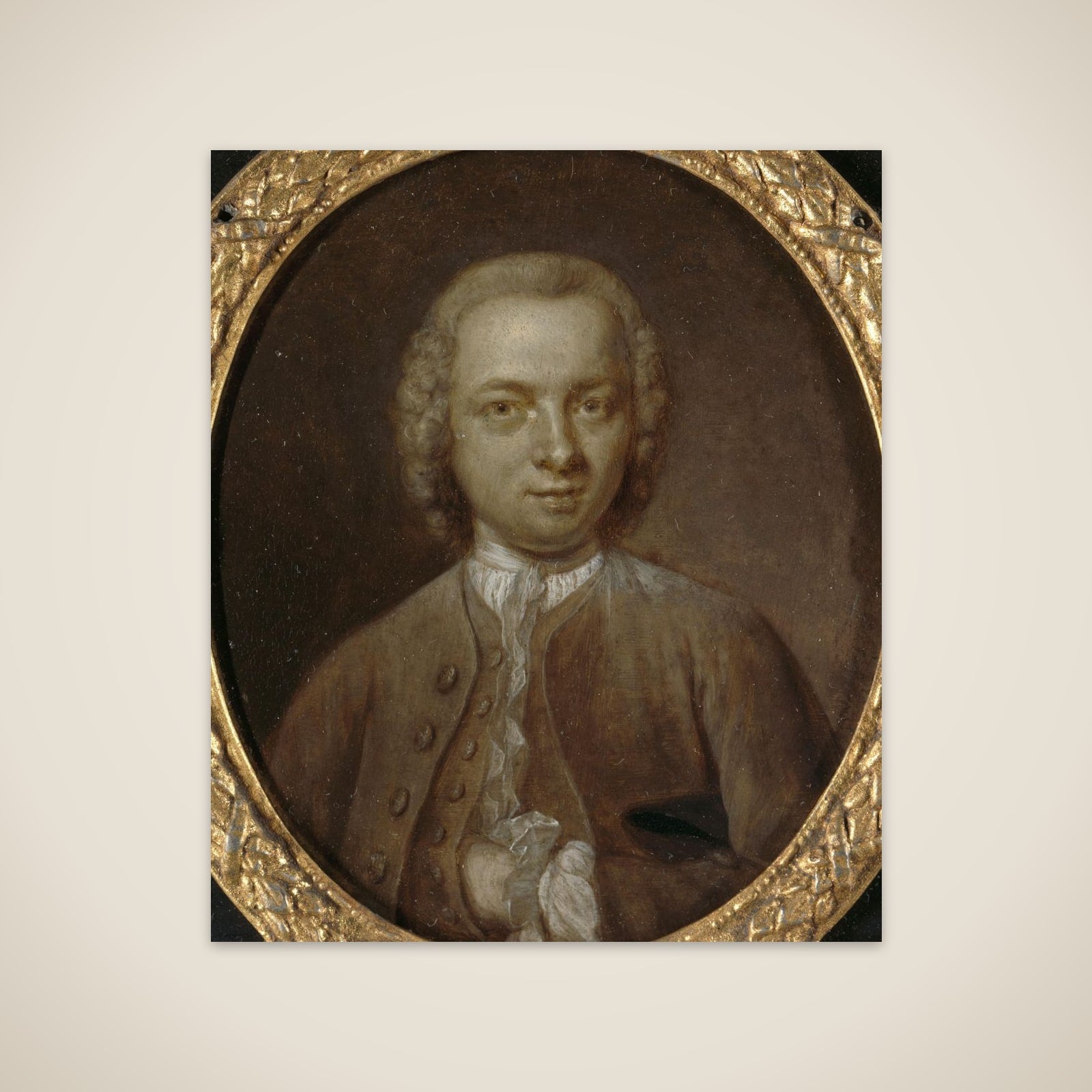 Portrait of Nicolaas Willem op den Hooff, Physician and Translator in Amsterdam unframed print
