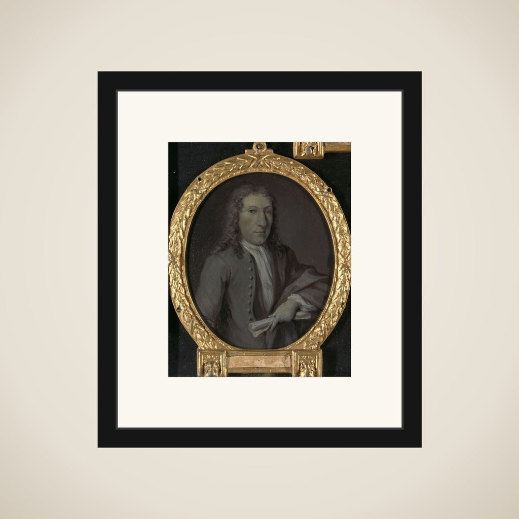 Portrait of Gijsbert Tijssens (1693-1732), Playwright in Amsterdam framed