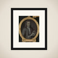 Portrait of Gijsbert Tijssens (1693-1732), Playwright in Amsterdam framed