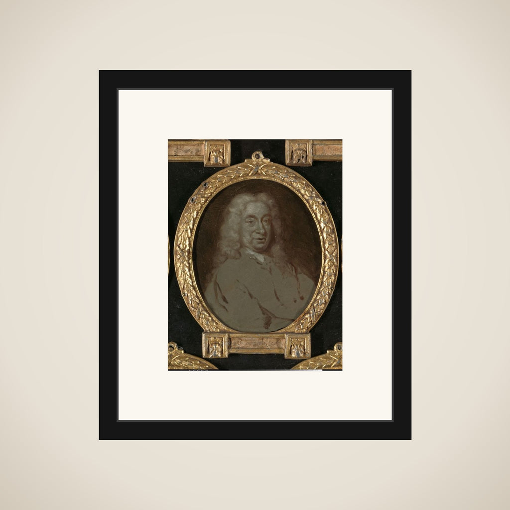 Portrait of Hendrik van der Zande (1674-after 1741). Jurist and Dramatic Poet in Amsterdam framed