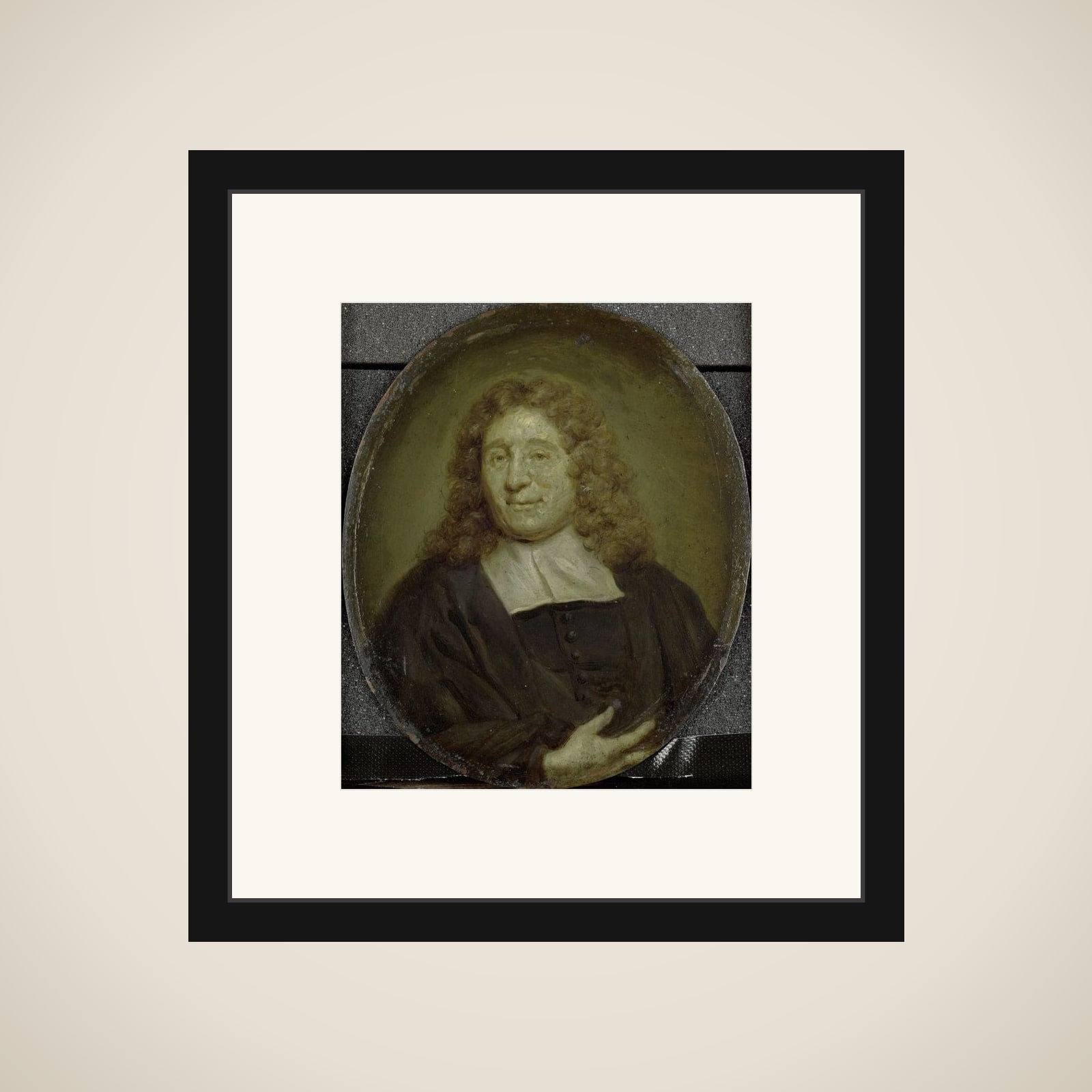 Portrait of Petrus Schaak, Clergyman and Scholar in Amsterdam framed
