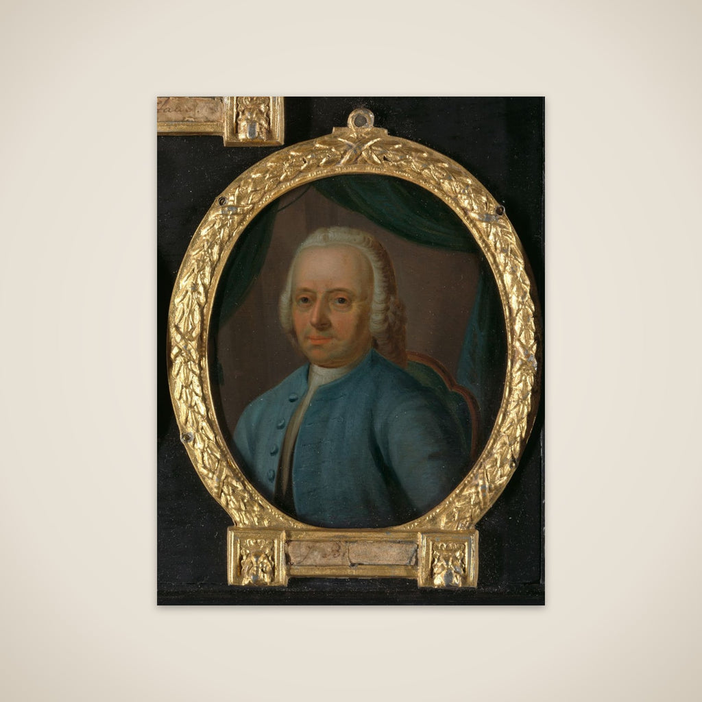 Portrait of Joannes Badon, Poet from Vlaardingen unframed print