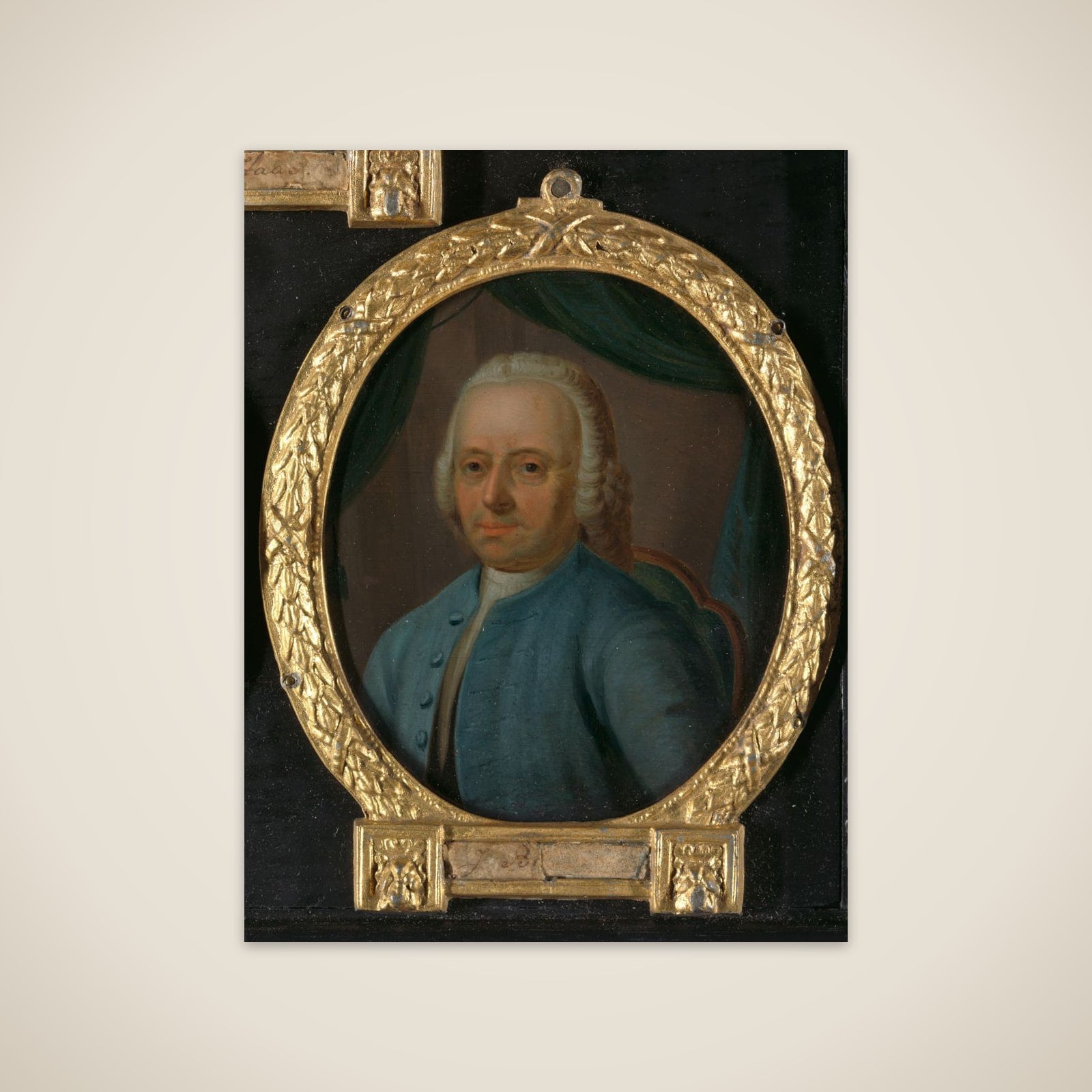 Portrait of Joannes Badon, Poet from Vlaardingen unframed print