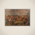 The Battle of Waterloo framed