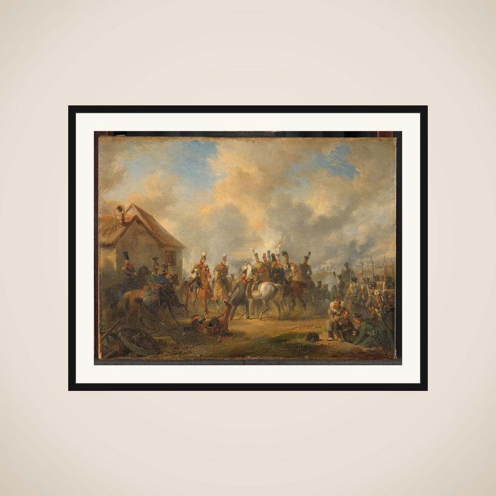 The Battle of Bautersem during the Ten Days’ Campaign framed