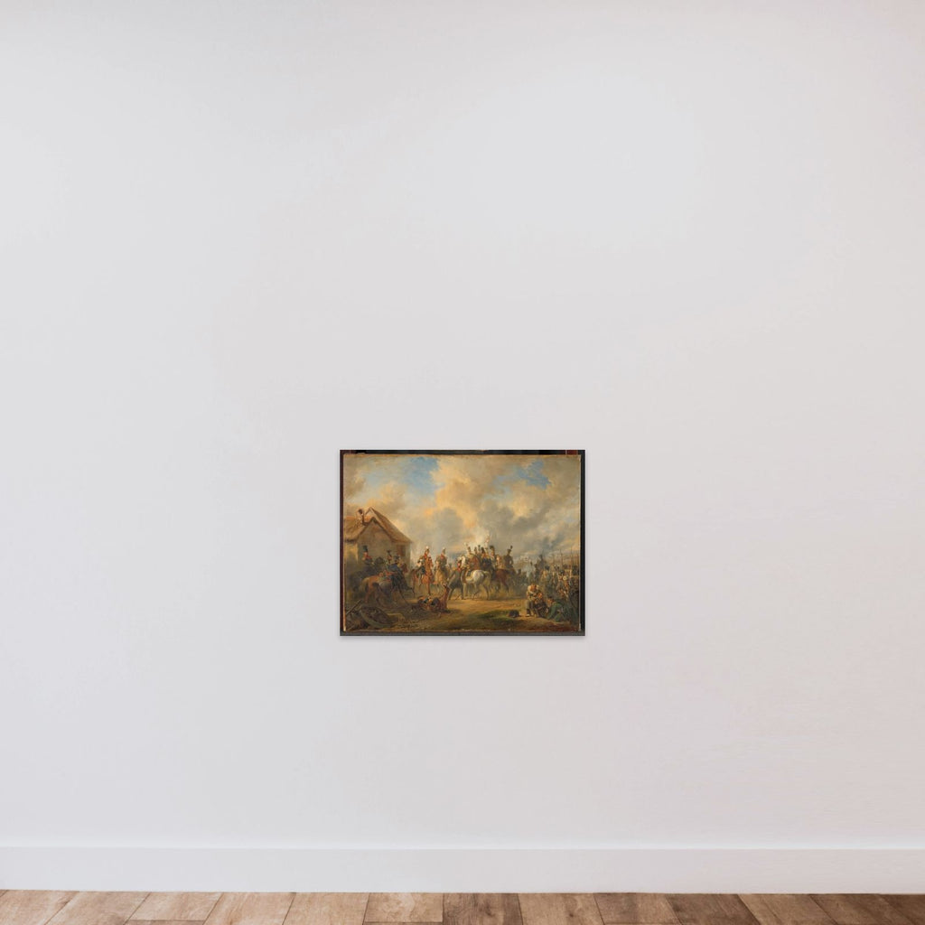 The Battle of Bautersem during the Ten Days’ Campaign unframed — shown to scale