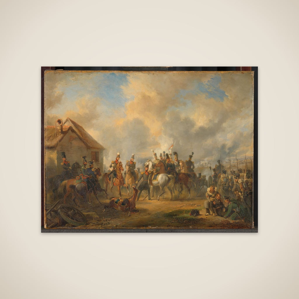 The Battle of Bautersem during the Ten Days’ Campaign unframed print