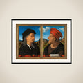 Portraits of Giuliano and Francesco Giamberti da Sangallo framed