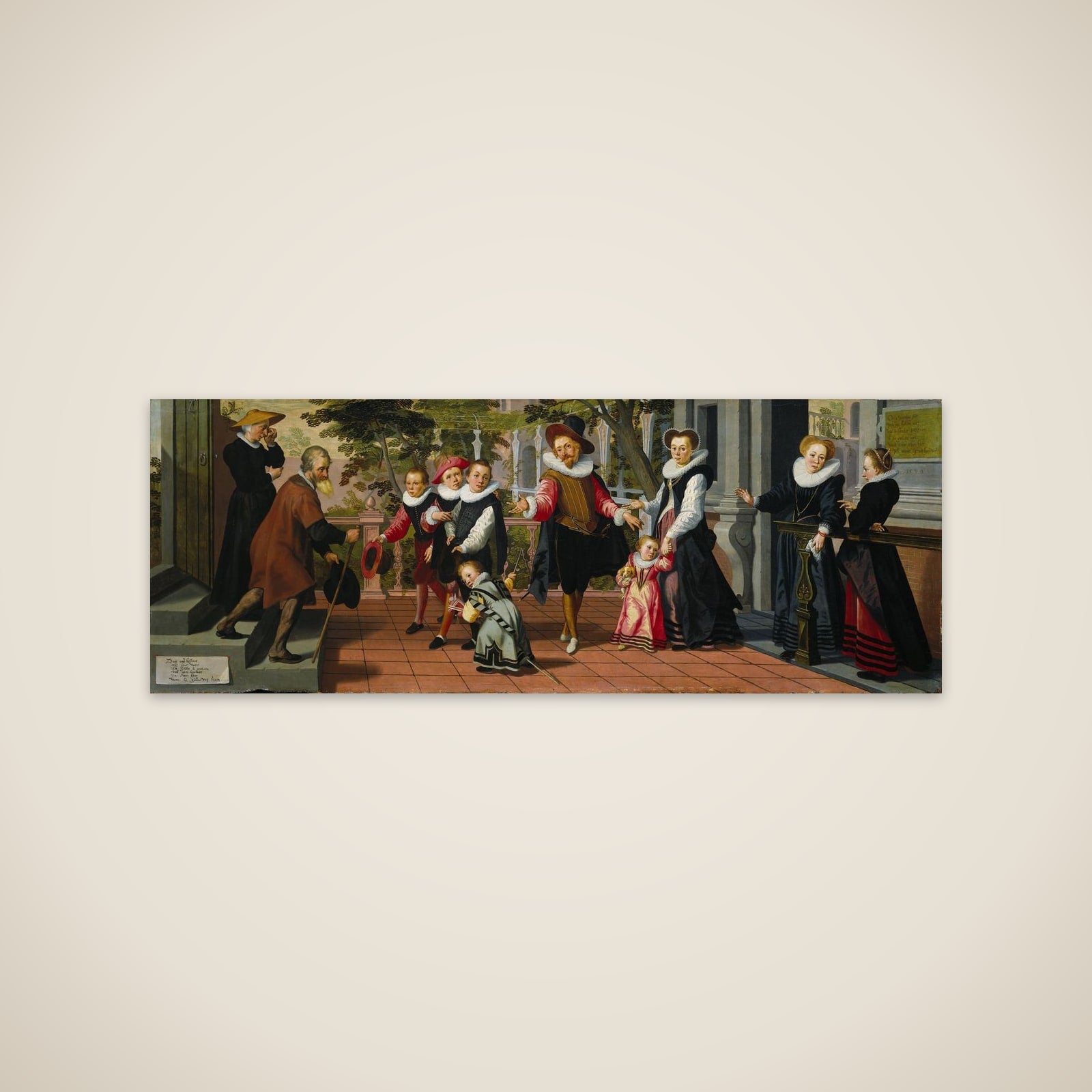 Rich Children, Poor Parents unframed print