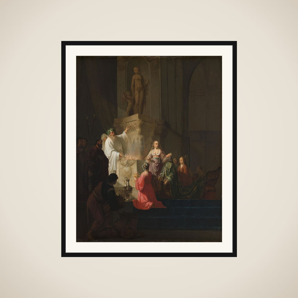 The Idolatry of King Solomon framed
