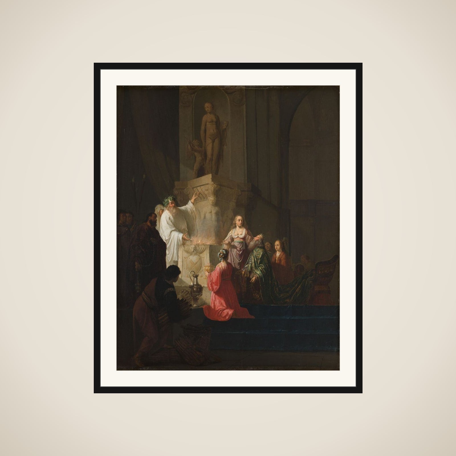 The Idolatry of King Solomon framed