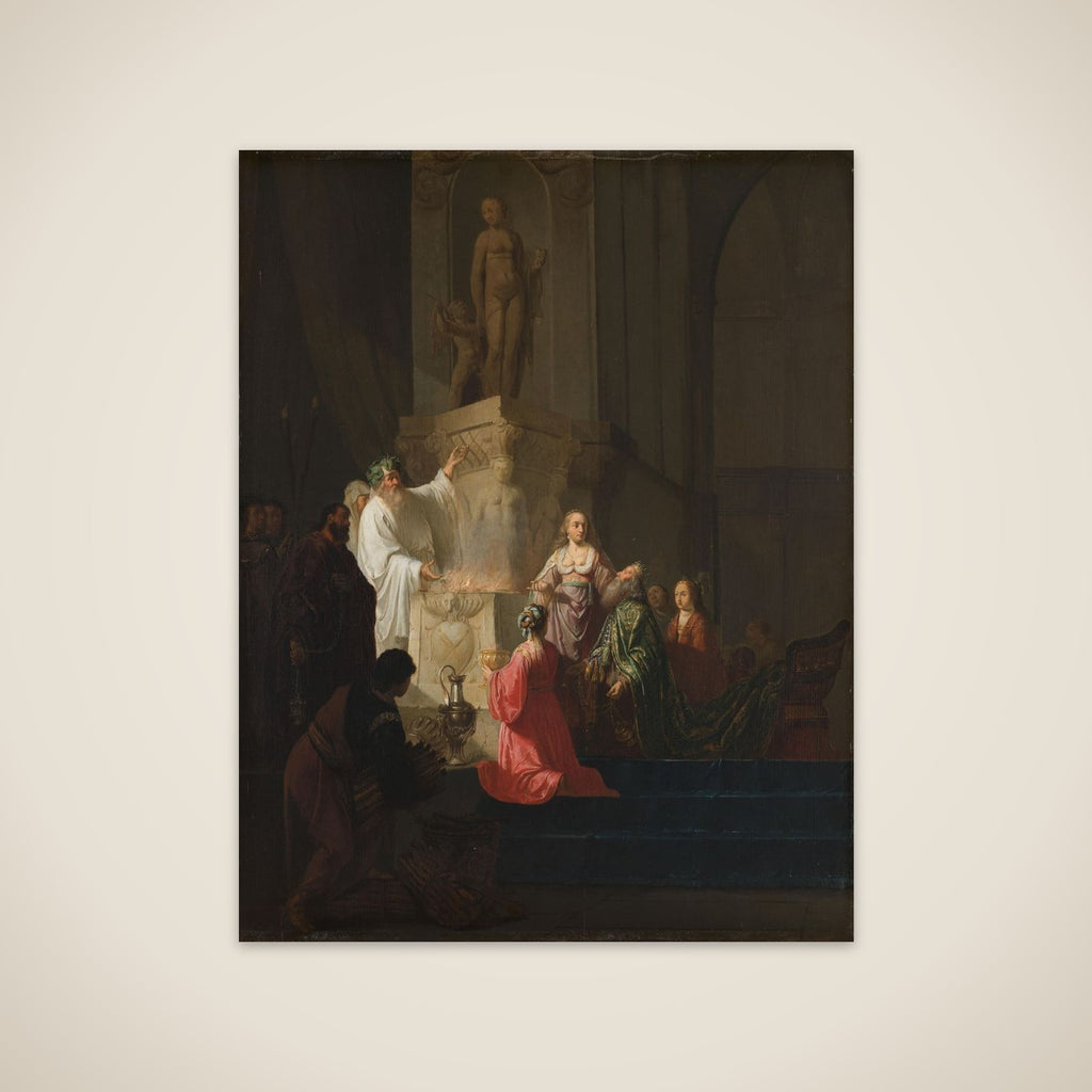 The Idolatry of King Solomon unframed print
