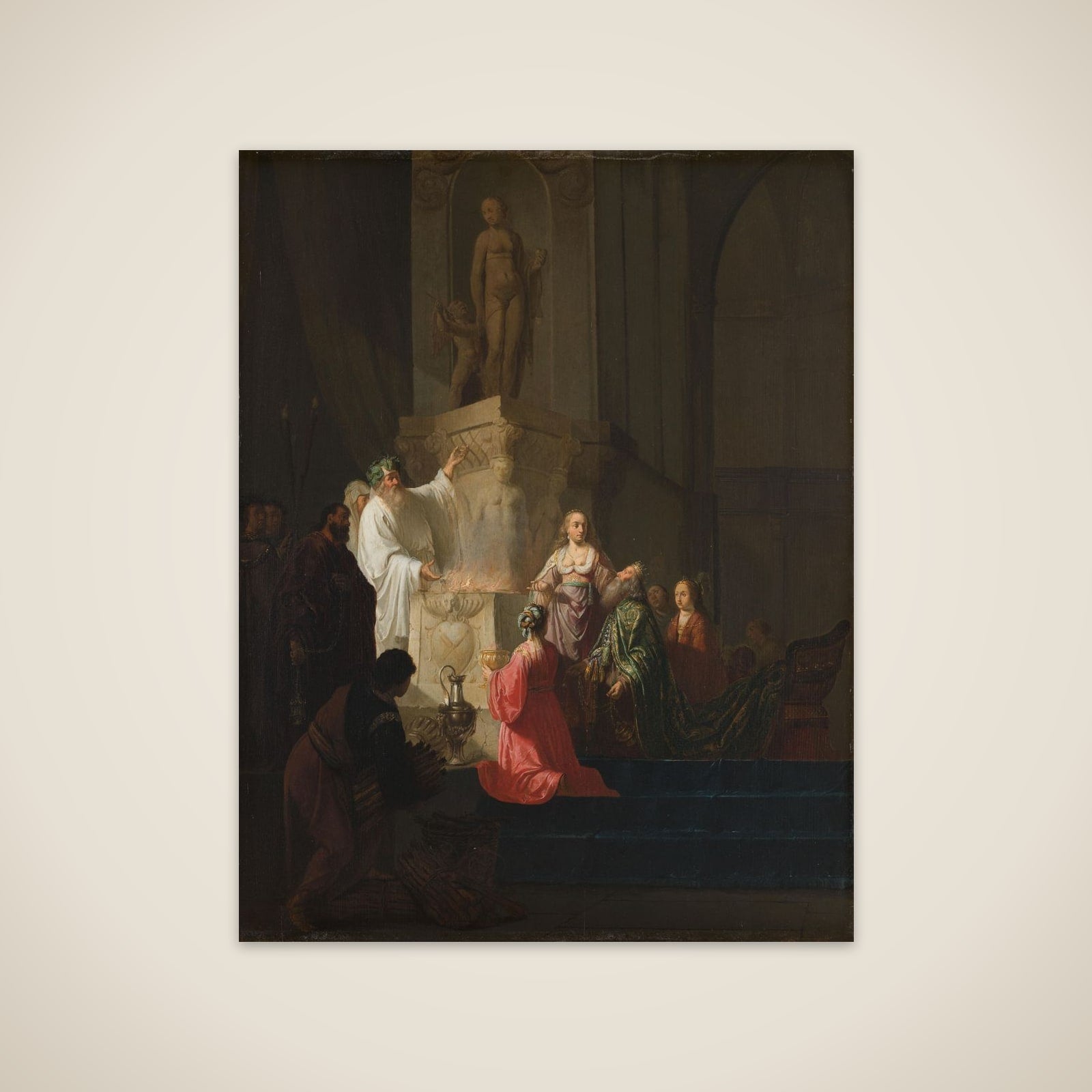 The Idolatry of King Solomon unframed print