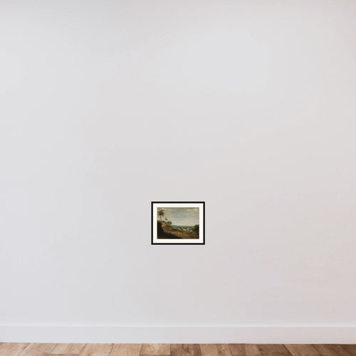Brazilian Village framed — shown to scale