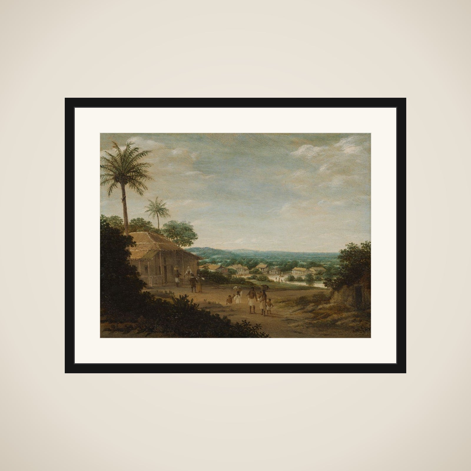 Brazilian Village framed