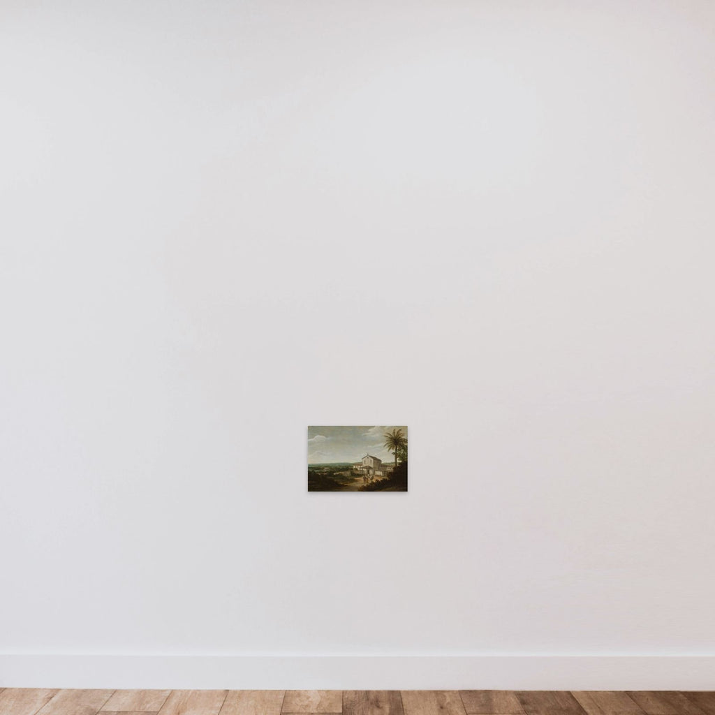 The house of a Dutch colonist in Brazil unframed — shown to scale