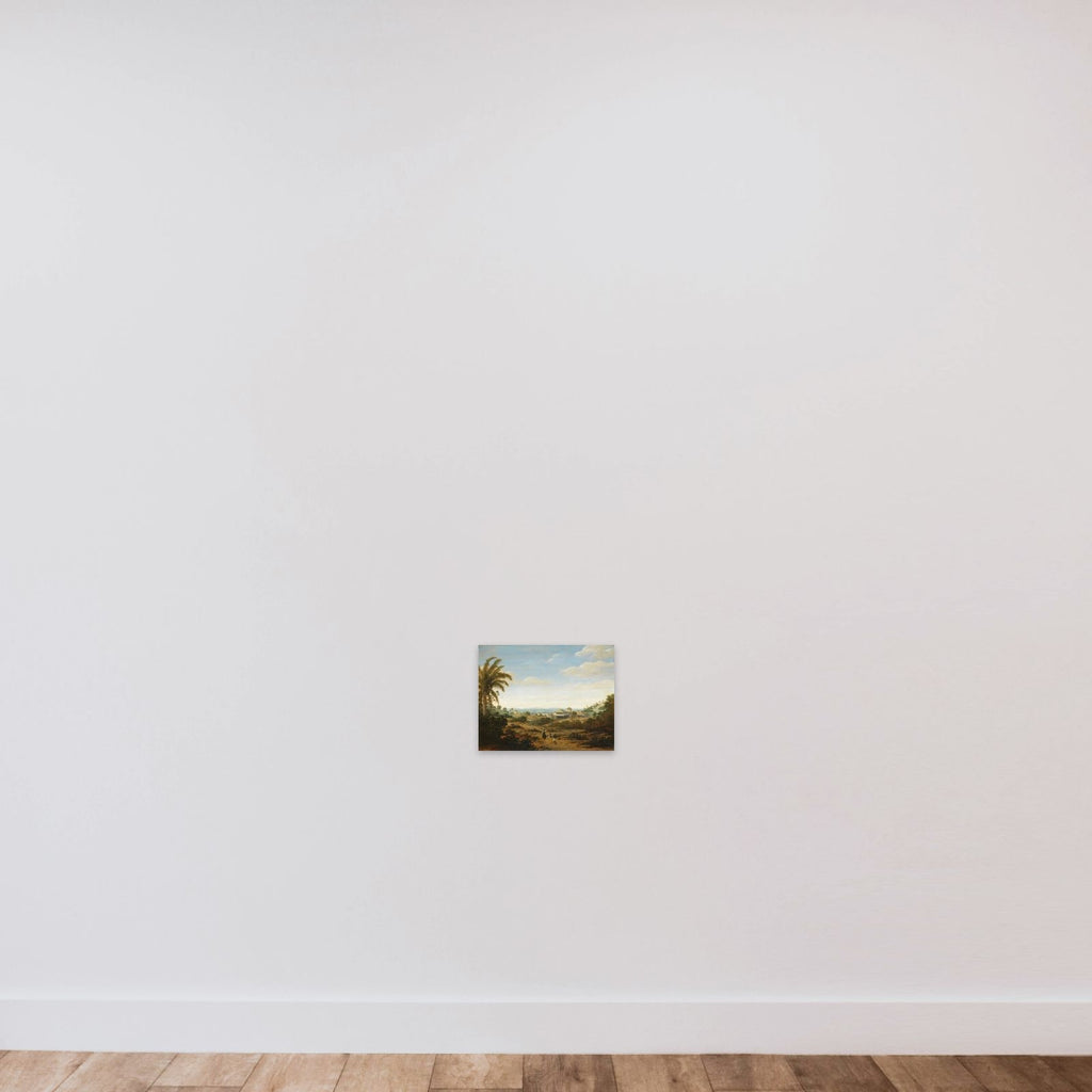 Landscape on the Senhor de Engenho river, Dutch Brazil unframed — shown to scale