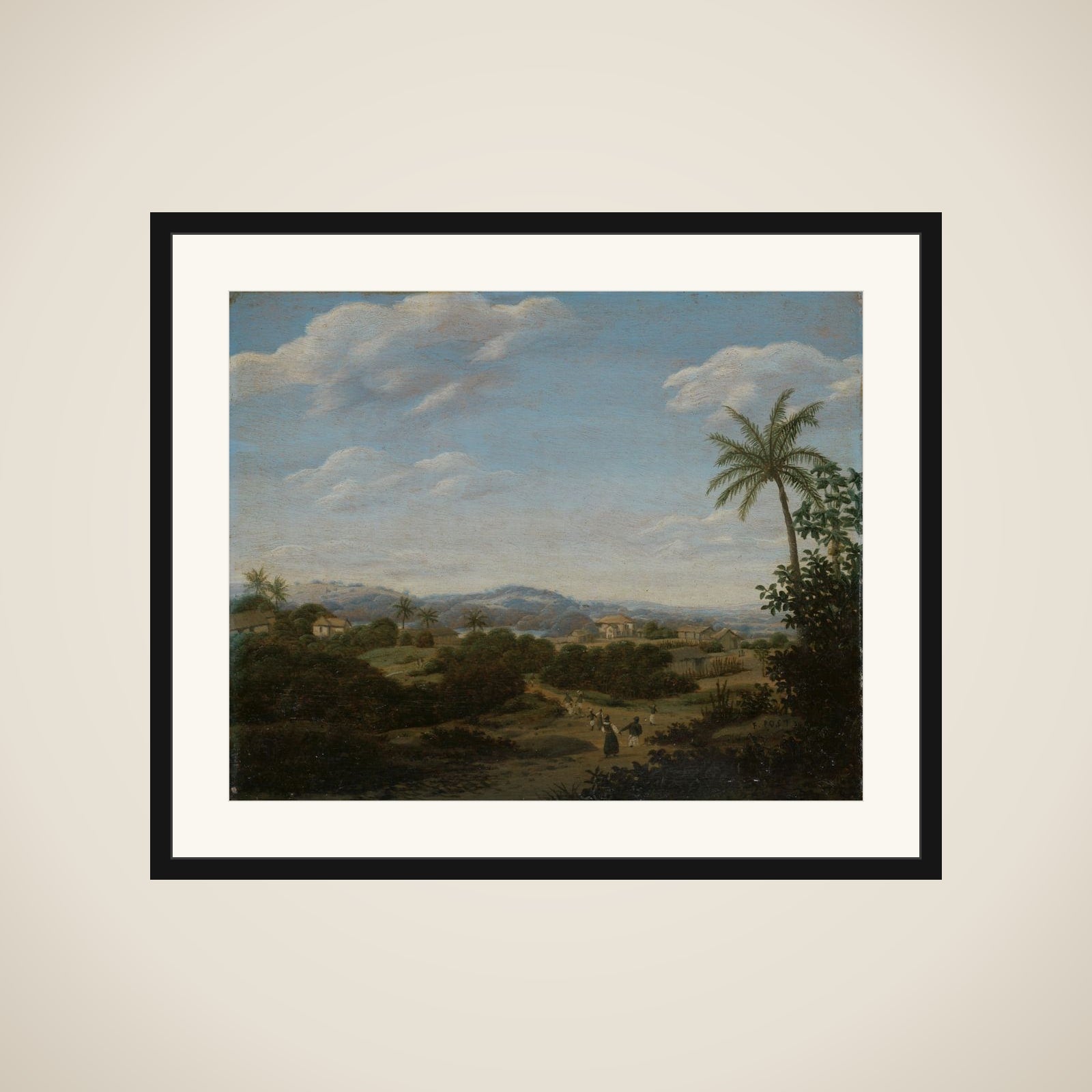 Brazilian landscape framed