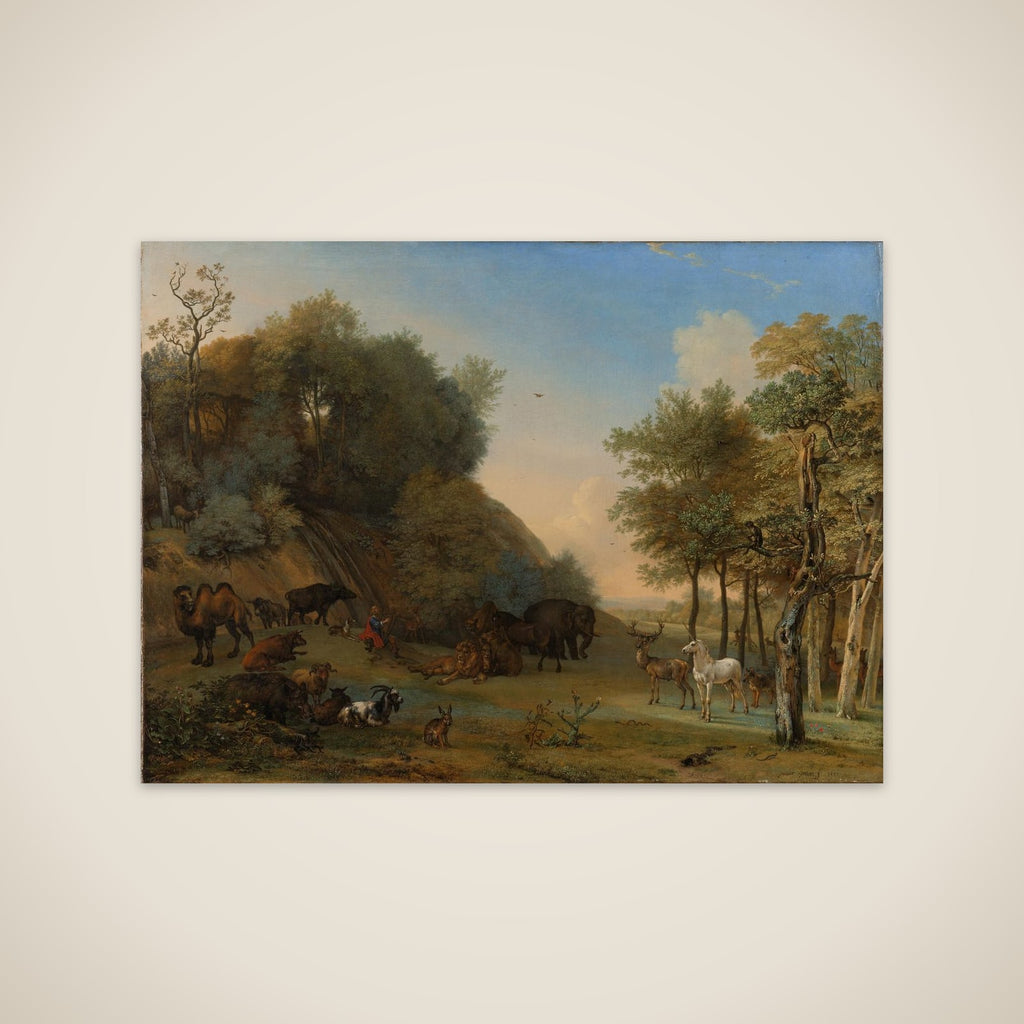 Orpheus charming the beasts unframed print
