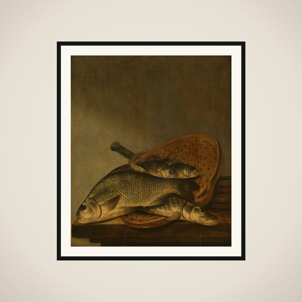 Still Life with Fish framed