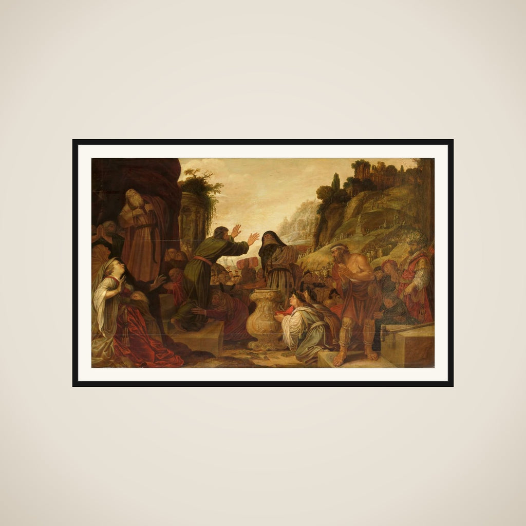 Sts Paul and Barnabas Worshipped as Gods by the People of Lystra framed