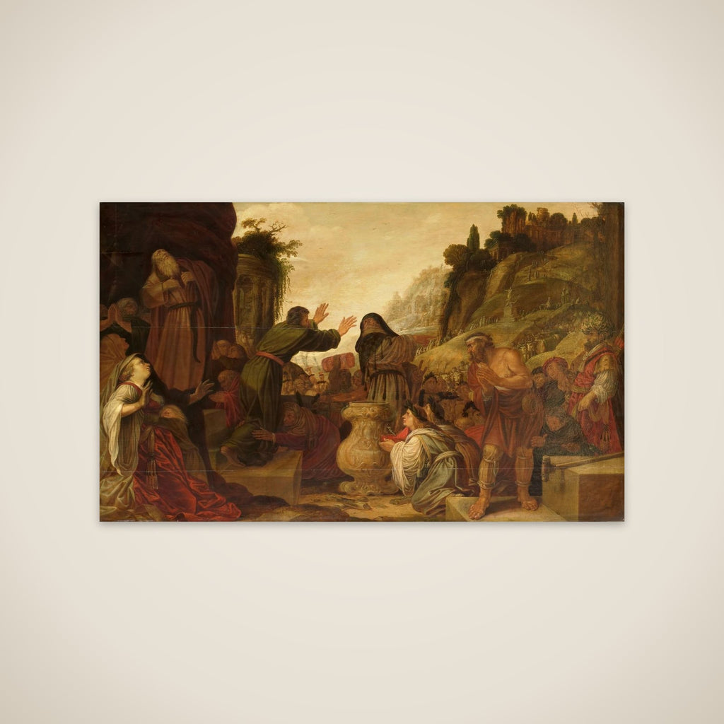 Sts Paul and Barnabas Worshipped as Gods by the People of Lystra unframed print