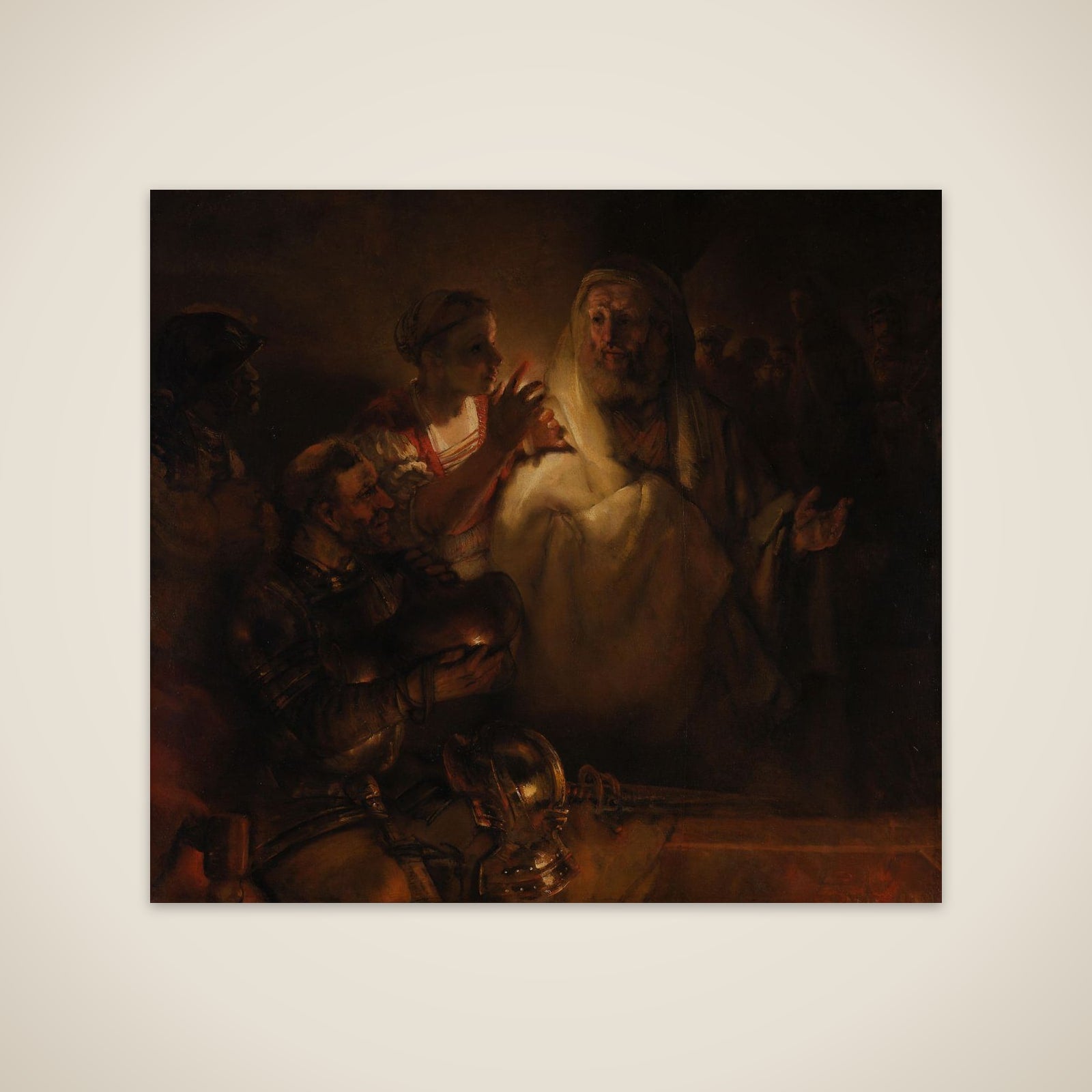 The Denial of St Peter unframed print