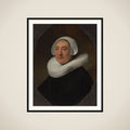 Portrait of Haesje Jacobsdr van Cleyburg (1583-1641). Wife of the Rotterdam Brewer Dirck Jansz Pesser (1586-1651) framed