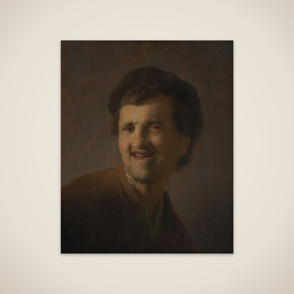 Bust of a Laughing Young Man unframed print