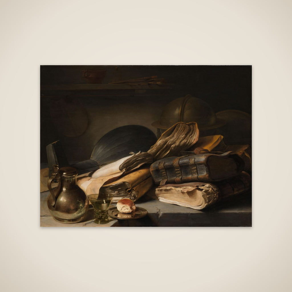 Still Life with Books unframed print