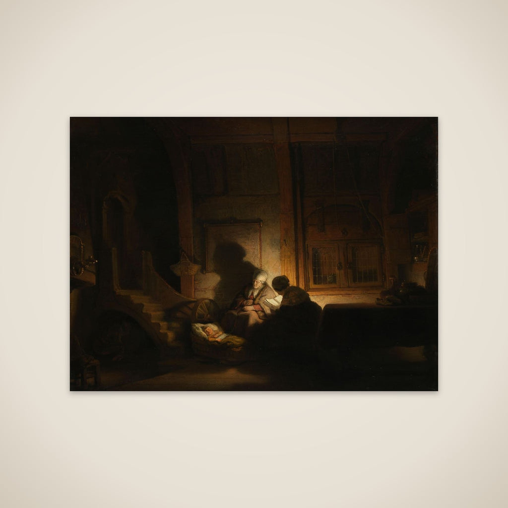 The Holy Family at Night unframed print