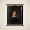 Portrait of a Woman, thought to be Rembrandt´s Wife Saskia van Uylenburgh (1612-1642) framed