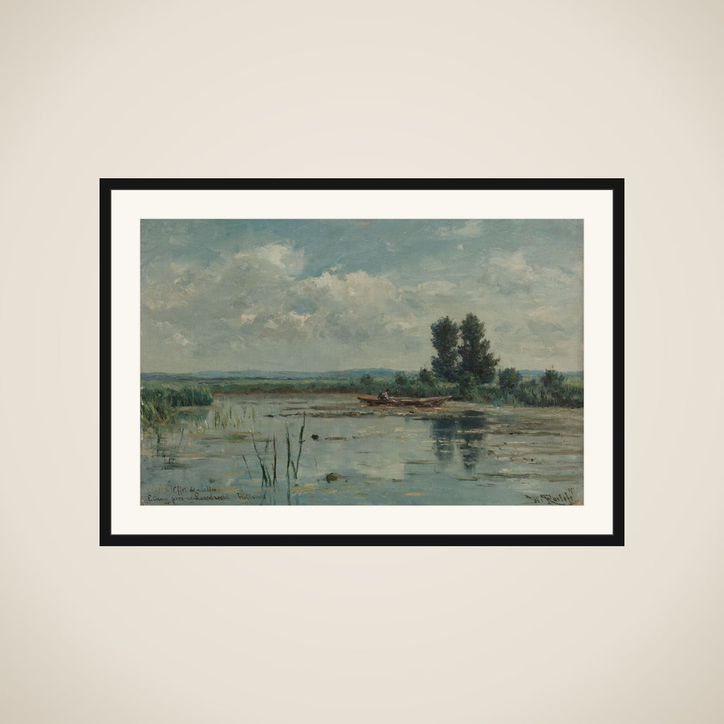 Sheet of Water near Loosdrecht framed