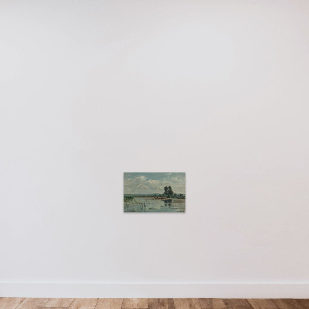 Sheet of Water near Loosdrecht unframed — shown to scale