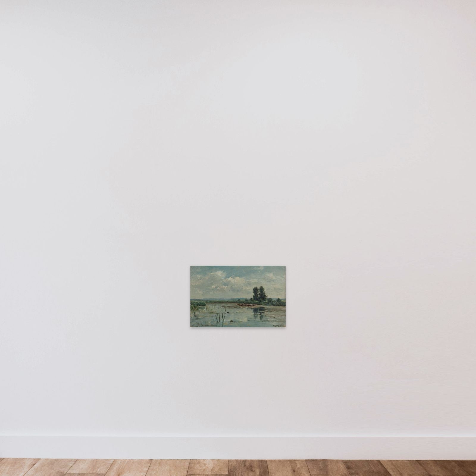 Sheet of Water near Loosdrecht unframed — shown to scale