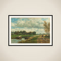 Landscape in the Environs of The Hague framed