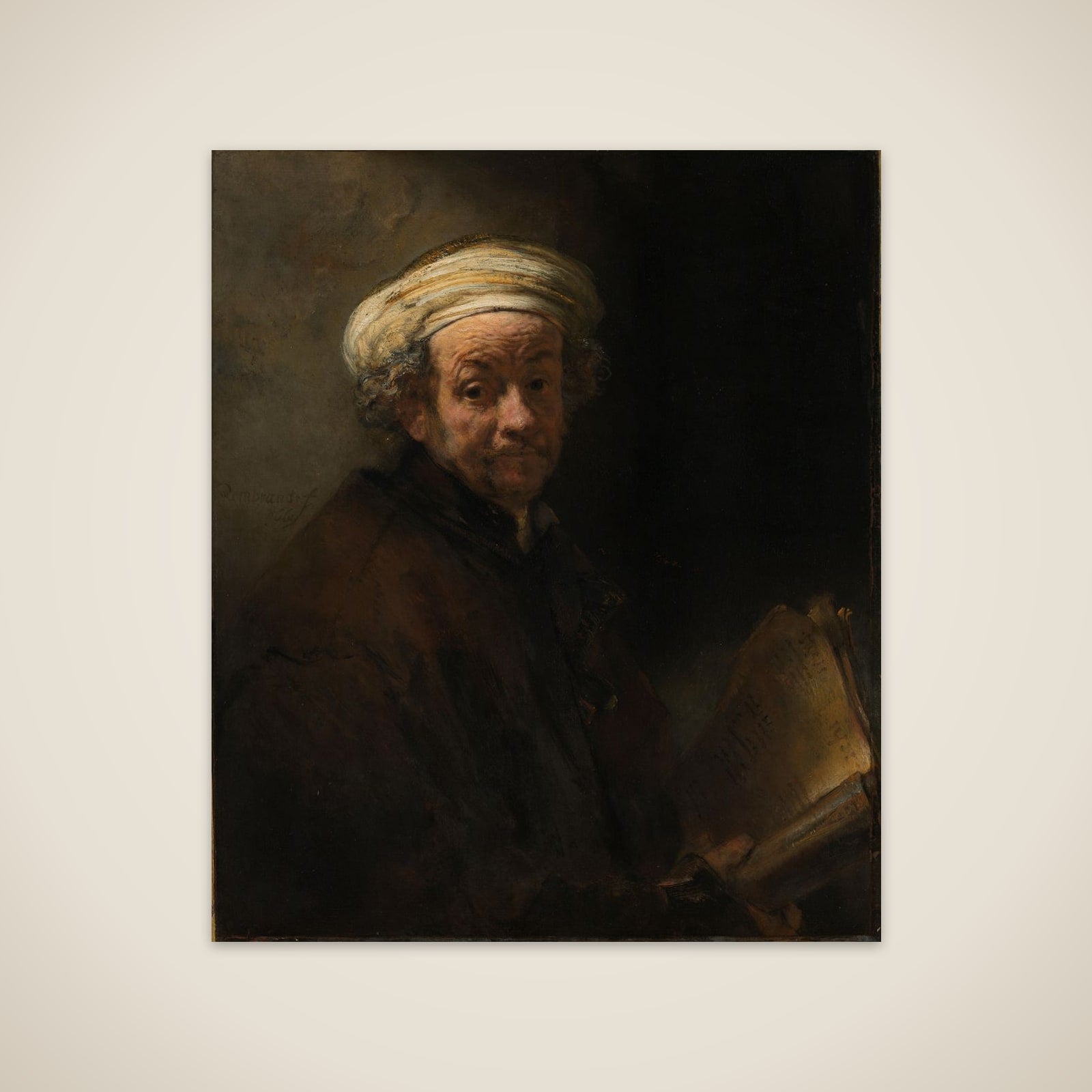 Self Portrait as the Apostle Paul unframed print