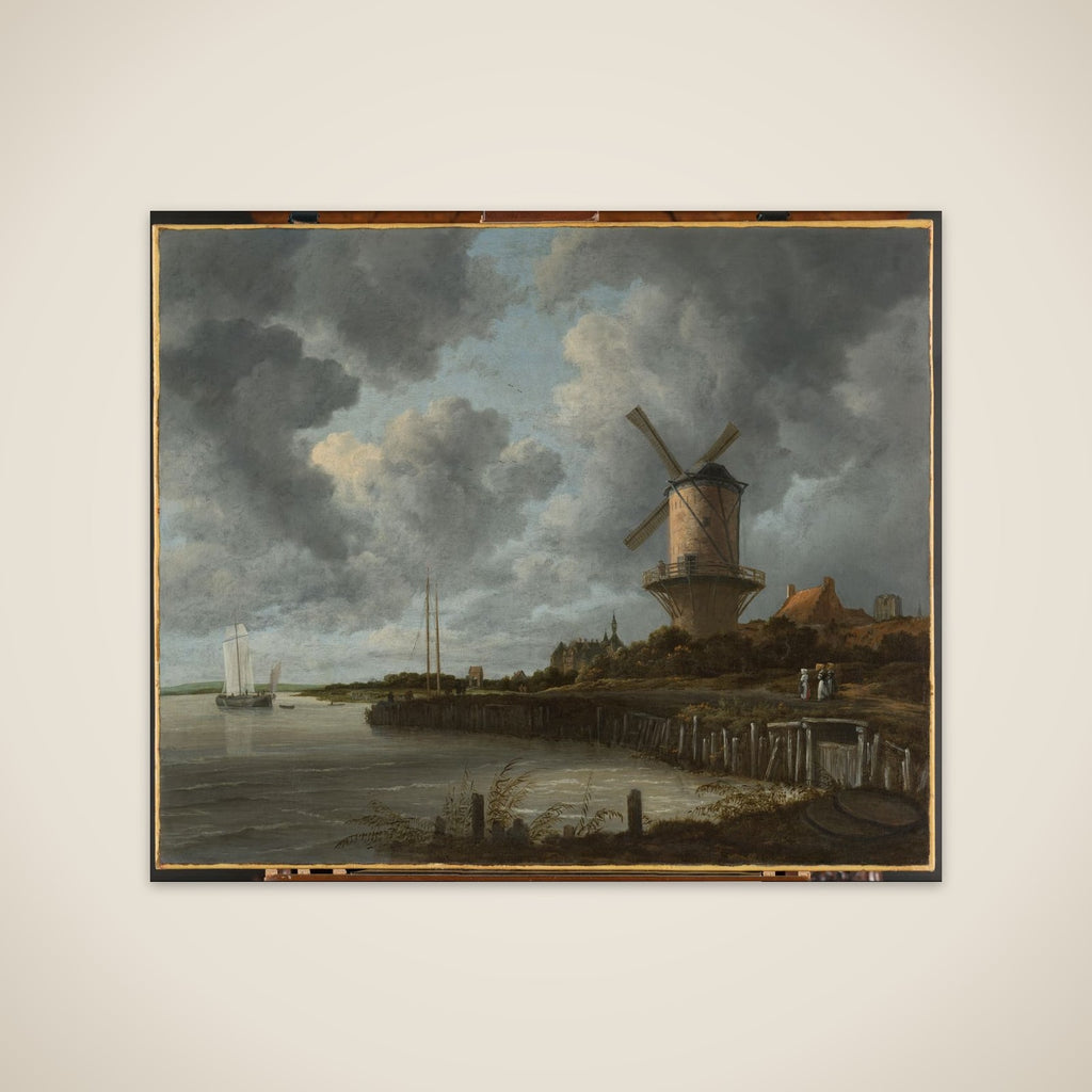 The windmill at Wijk bij Duurstede unframed print