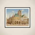 The Old Town Hall of Amsterdam framed