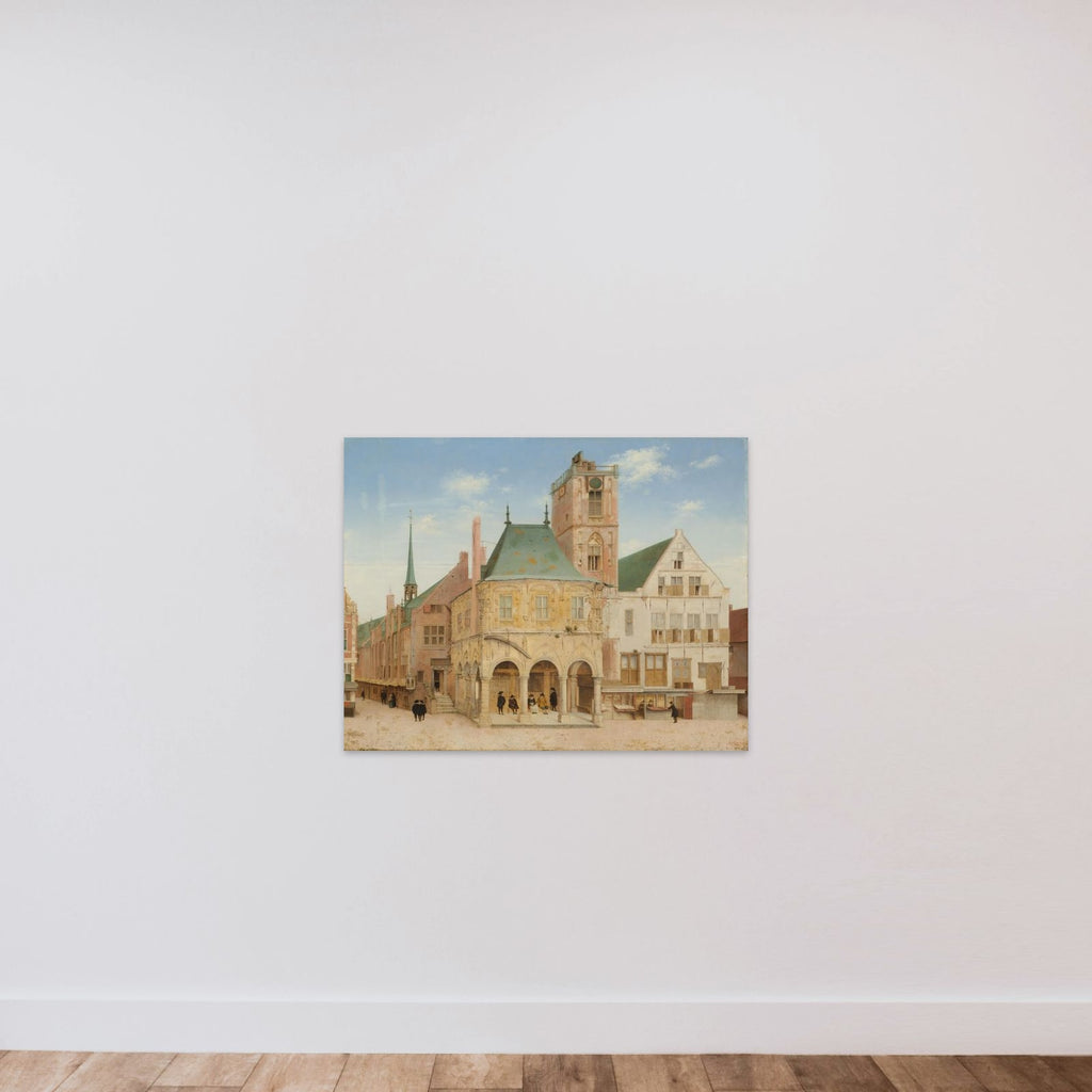 The Old Town Hall of Amsterdam unframed — shown to scale