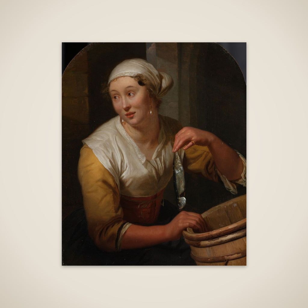 Woman Selling Herrings unframed print