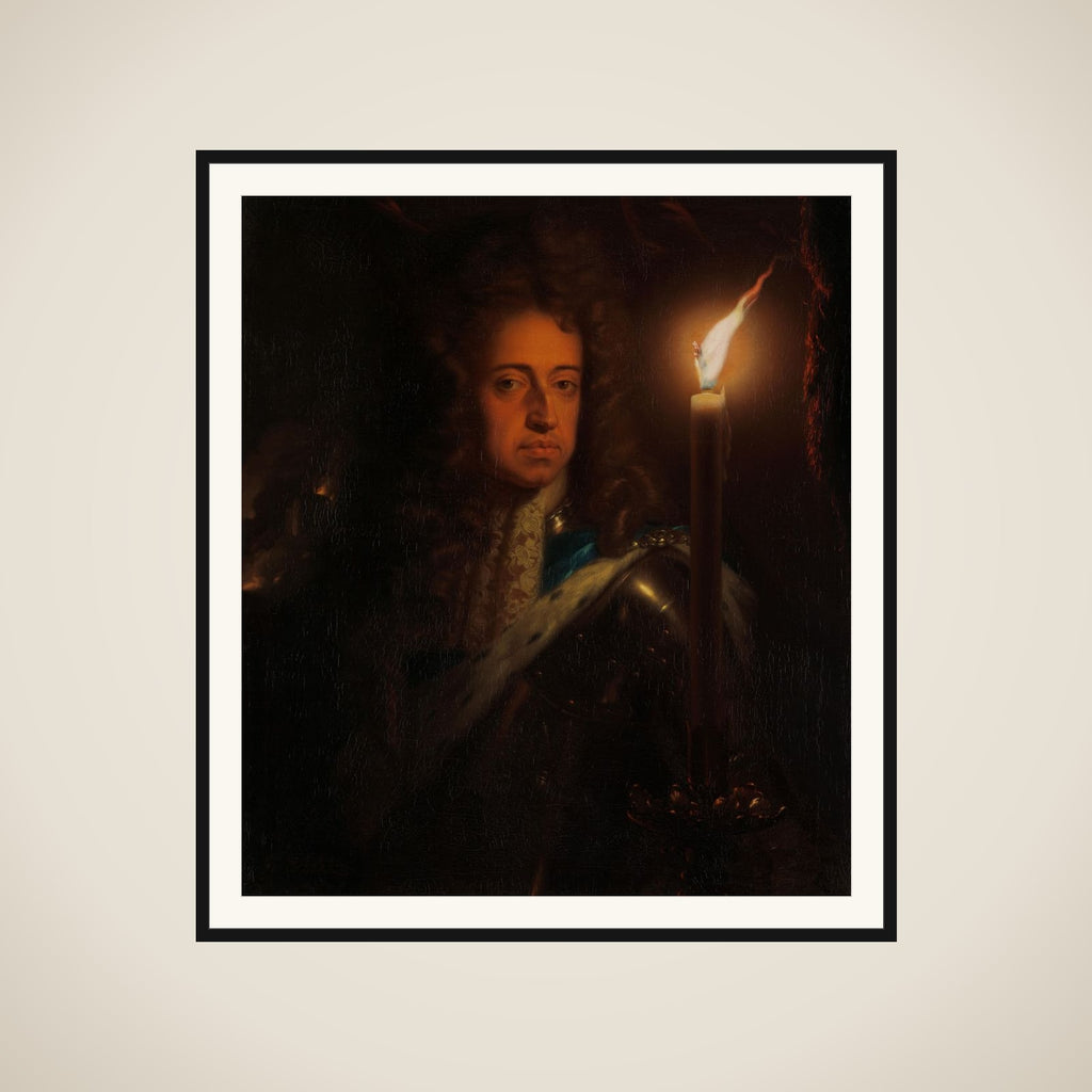 Portrait of William III (1650-1702), Prince of Orange, Stadholder and from 1689 on, King of England framed