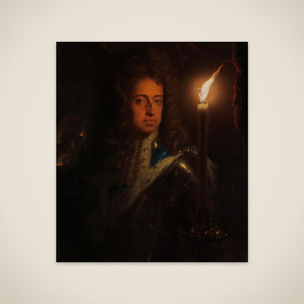 Portrait of William III (1650-1702), Prince of Orange, Stadholder and from 1689 on, King of England unframed print