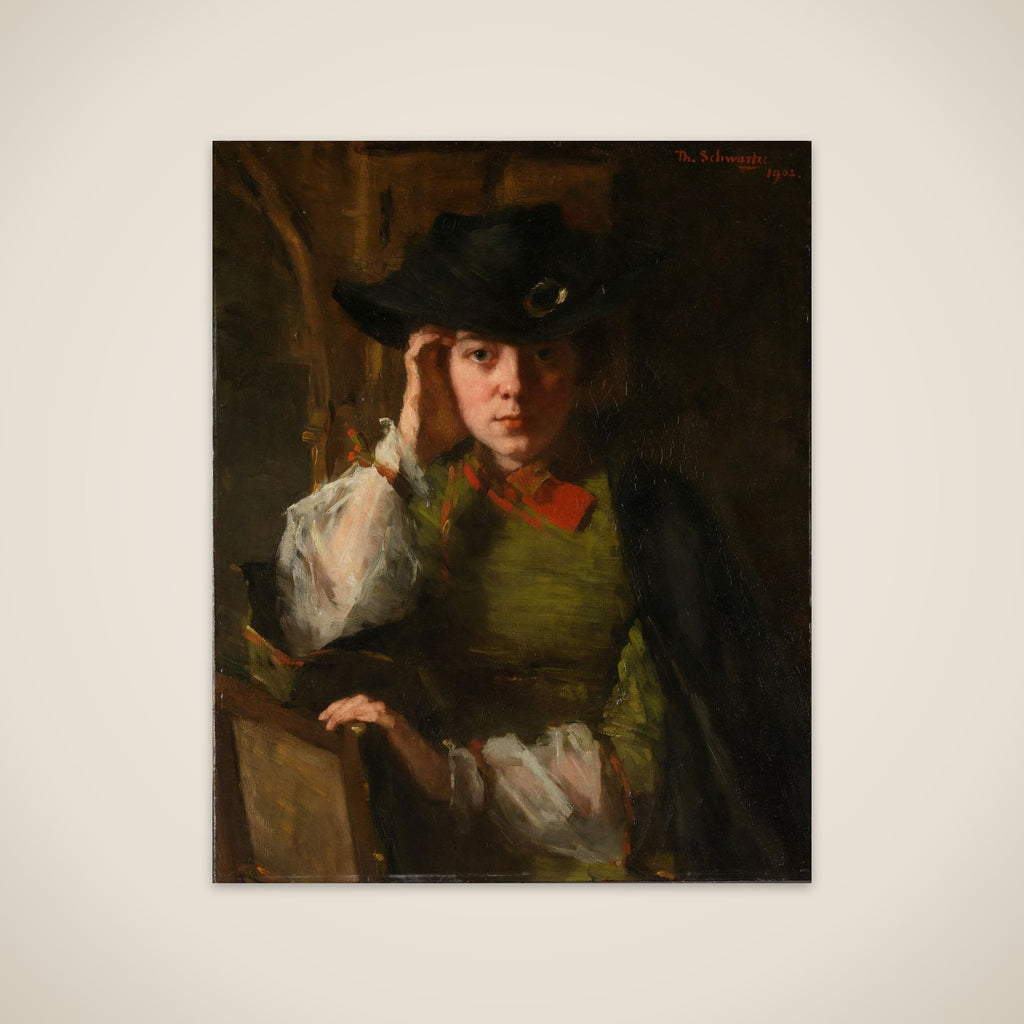 Portrait of Lizzy Ansingh (1875-1959) unframed print