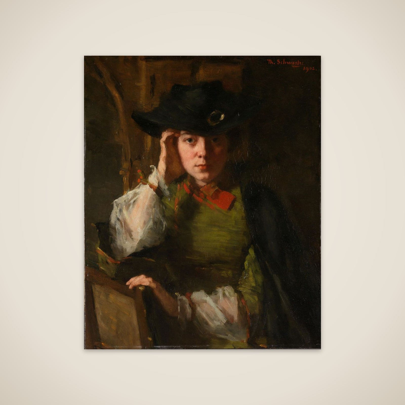 Portrait of Lizzy Ansingh (1875-1959) unframed print