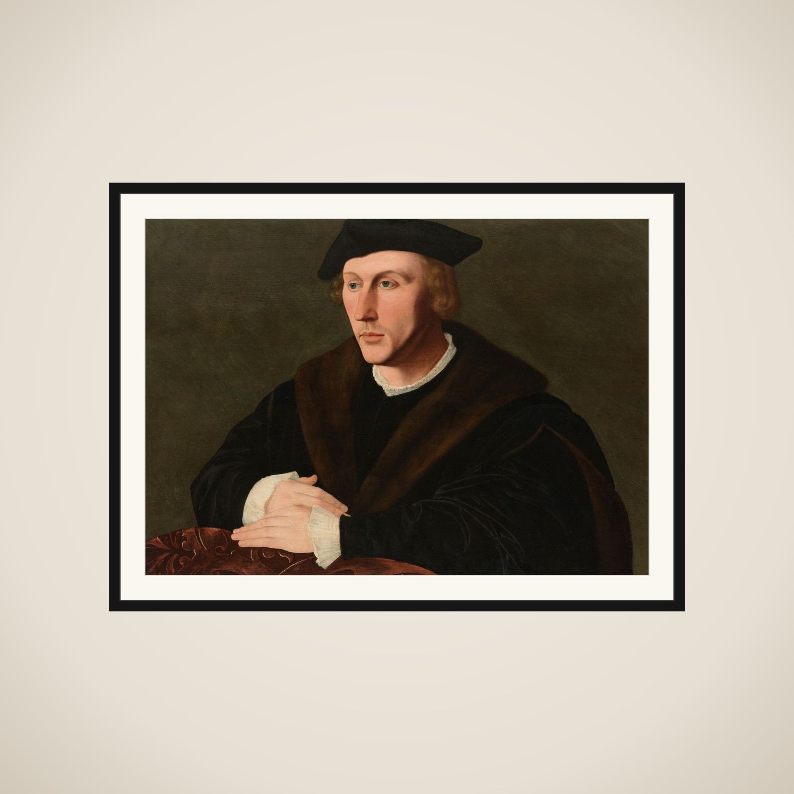 Portrait of Joris van Egmond (1504-1559) framed