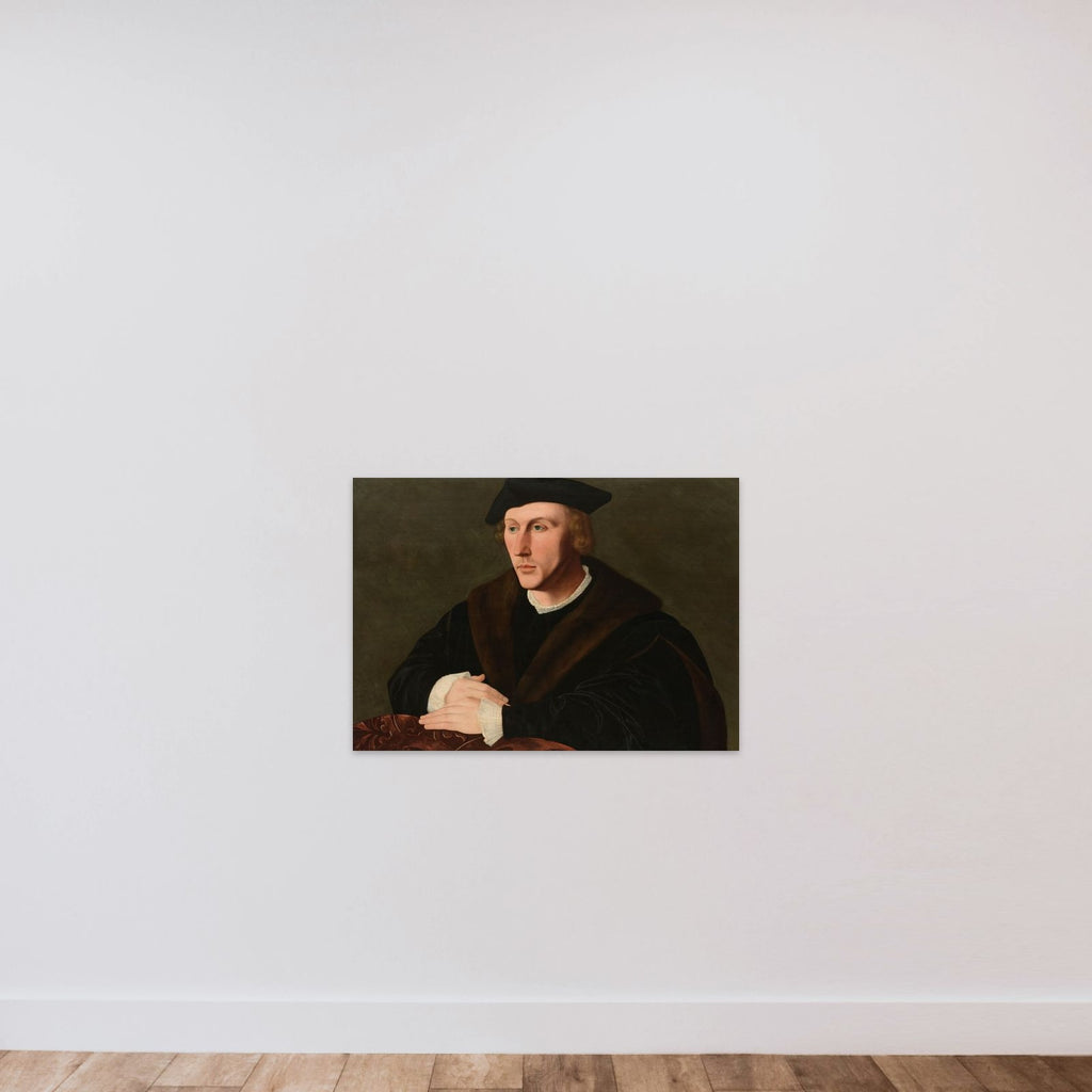 Portrait of Joris van Egmond (1504-1559) unframed — shown to scale