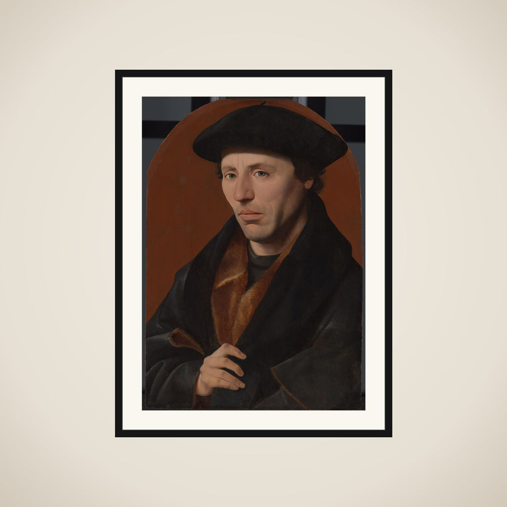 Portrait of a man framed