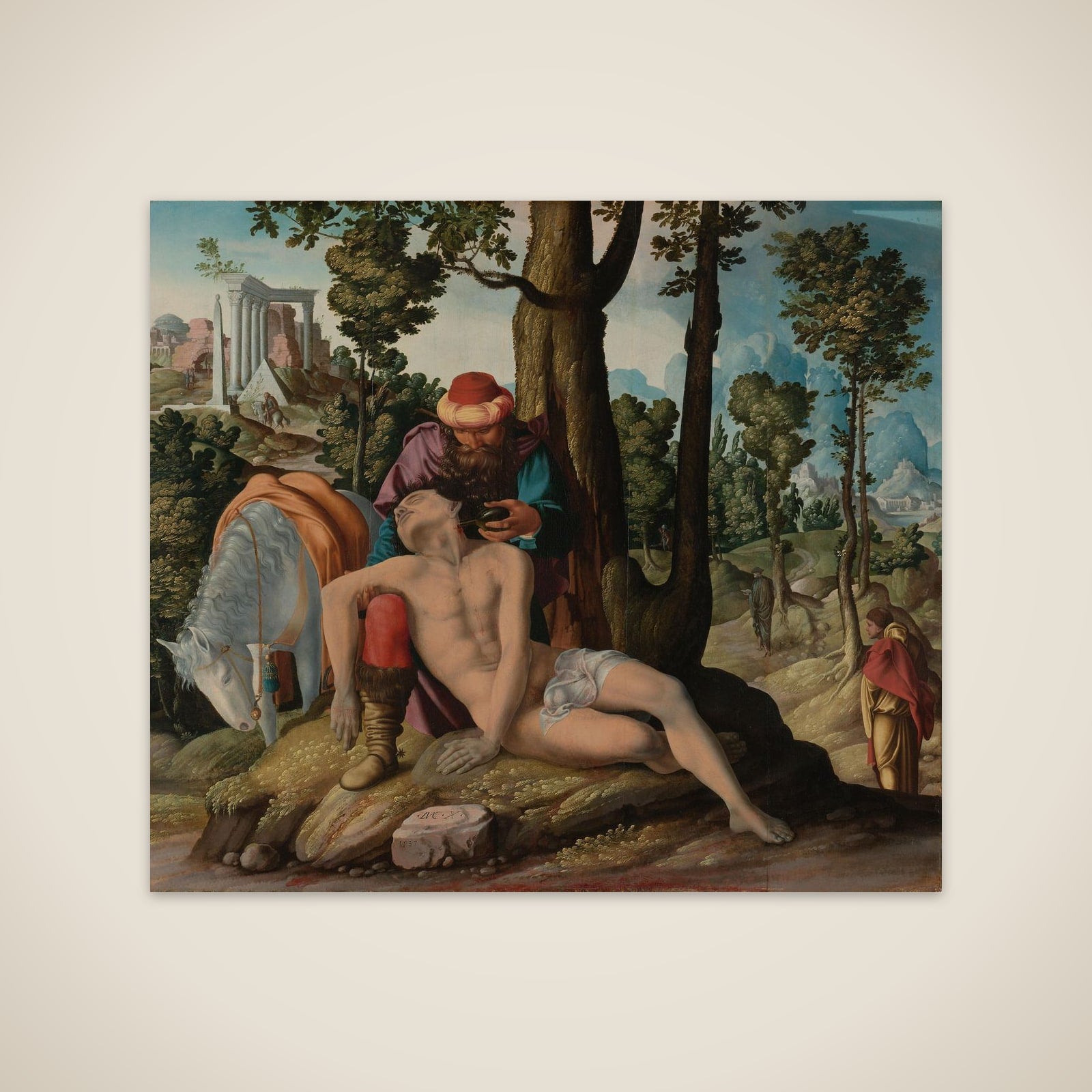The Good Samaritan unframed print